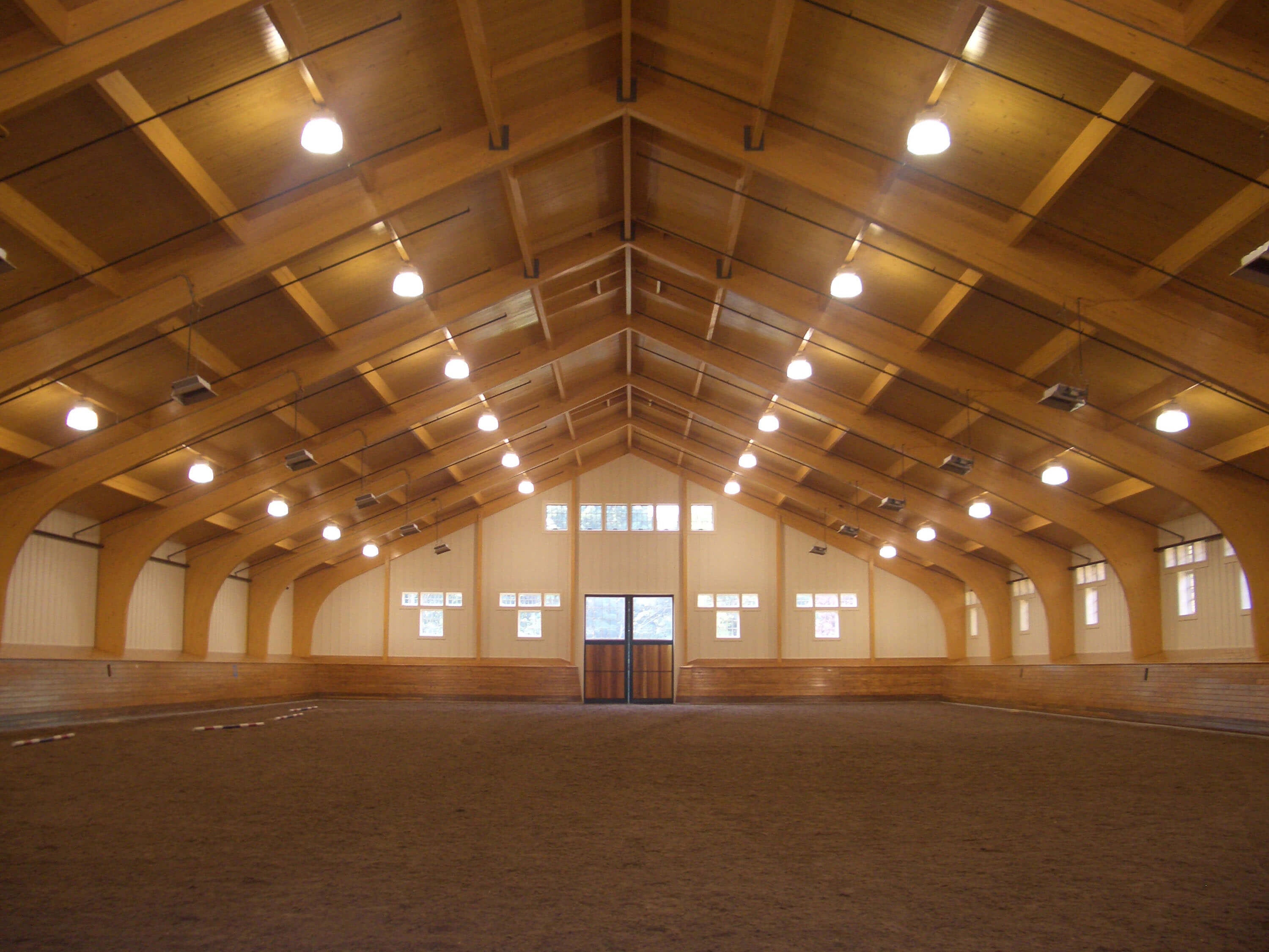 Old Town Barns Interior Riding Arena Construction
