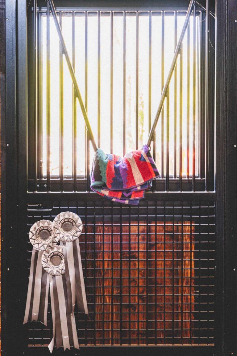 A stall entrance in the Horse Stable